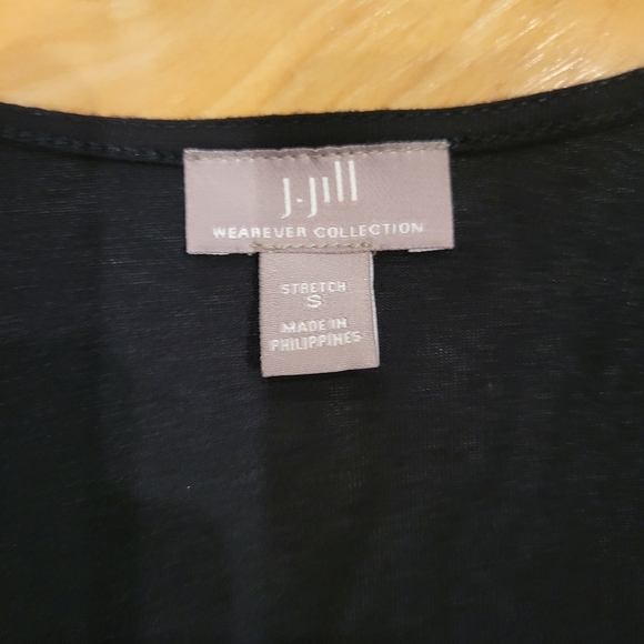 J. Jill Wearever Collection Stretch Black Cardigan Size S - Picture 3 of 6